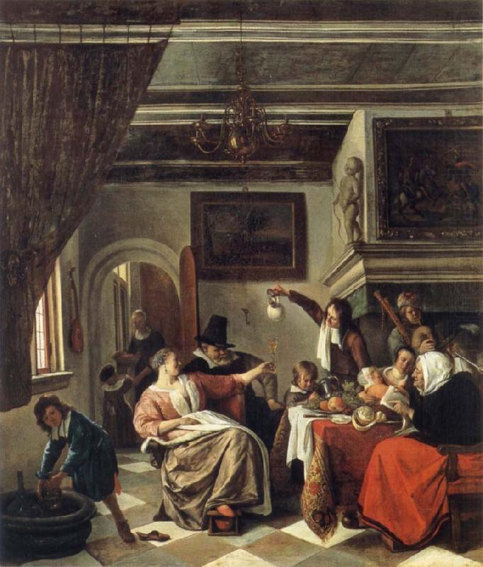 The Way we hear it is the way we sing it, Jan Steen